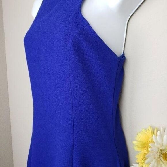 Akira Chicago royal blue halter mini dress size medium - Picture 4 of 14